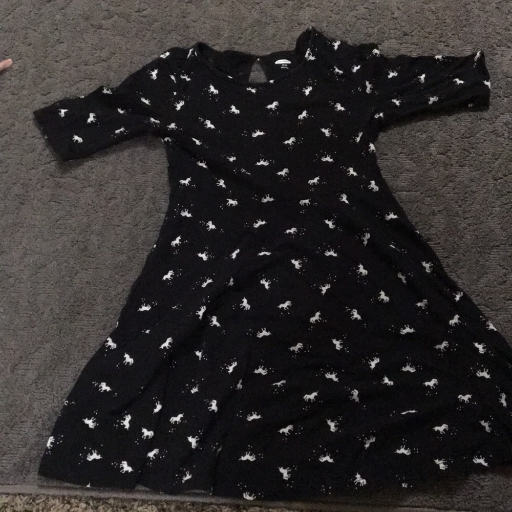 This is a dress and it has unicorns on it!!!!